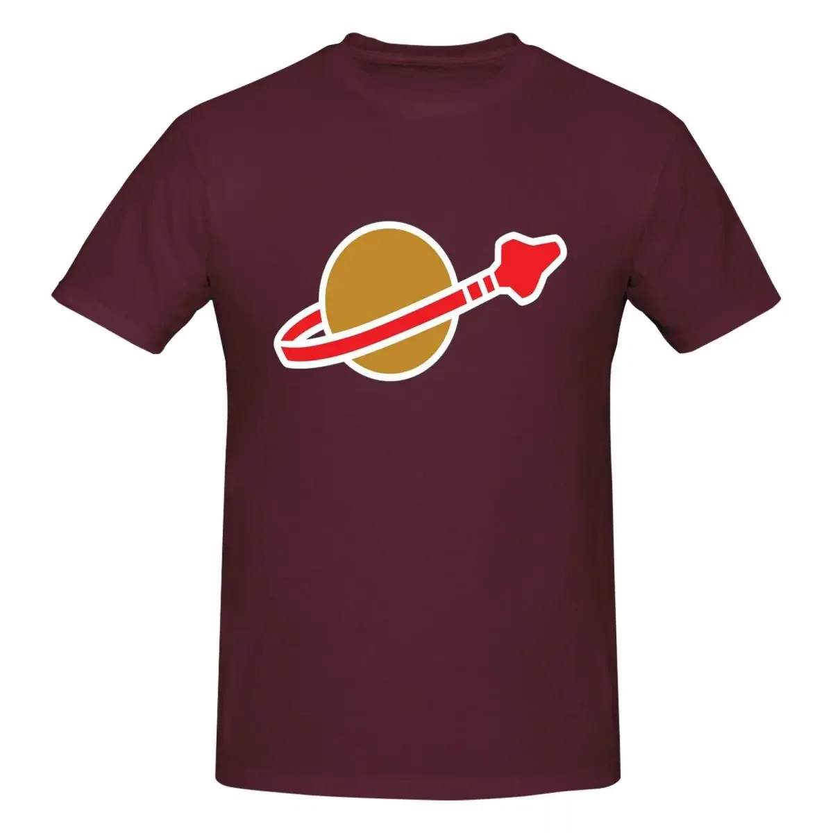 NONE Klassische space logo 100% baumwolle t-shirt männliche klassische t-shirts männer rundhals kurz ärmel S-6XL 4