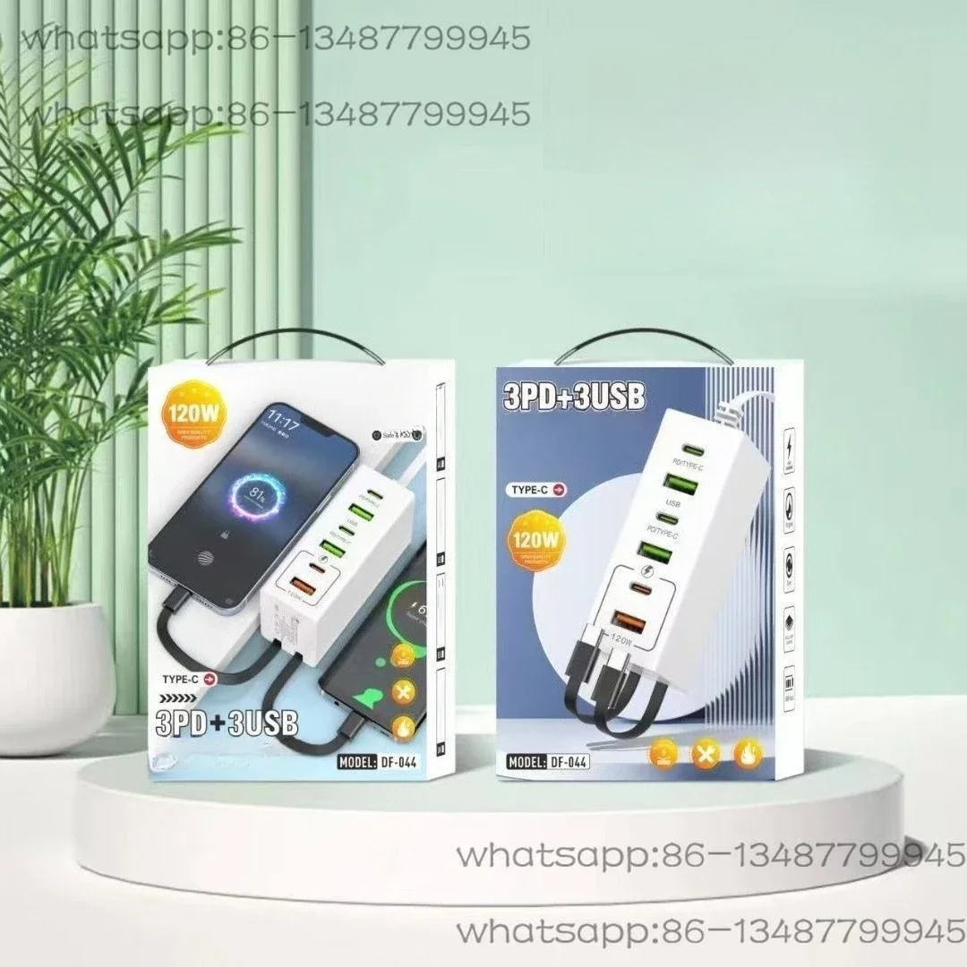 Multi-use USB socket new plug-in multi-port USB charger fast charging socket extension cable