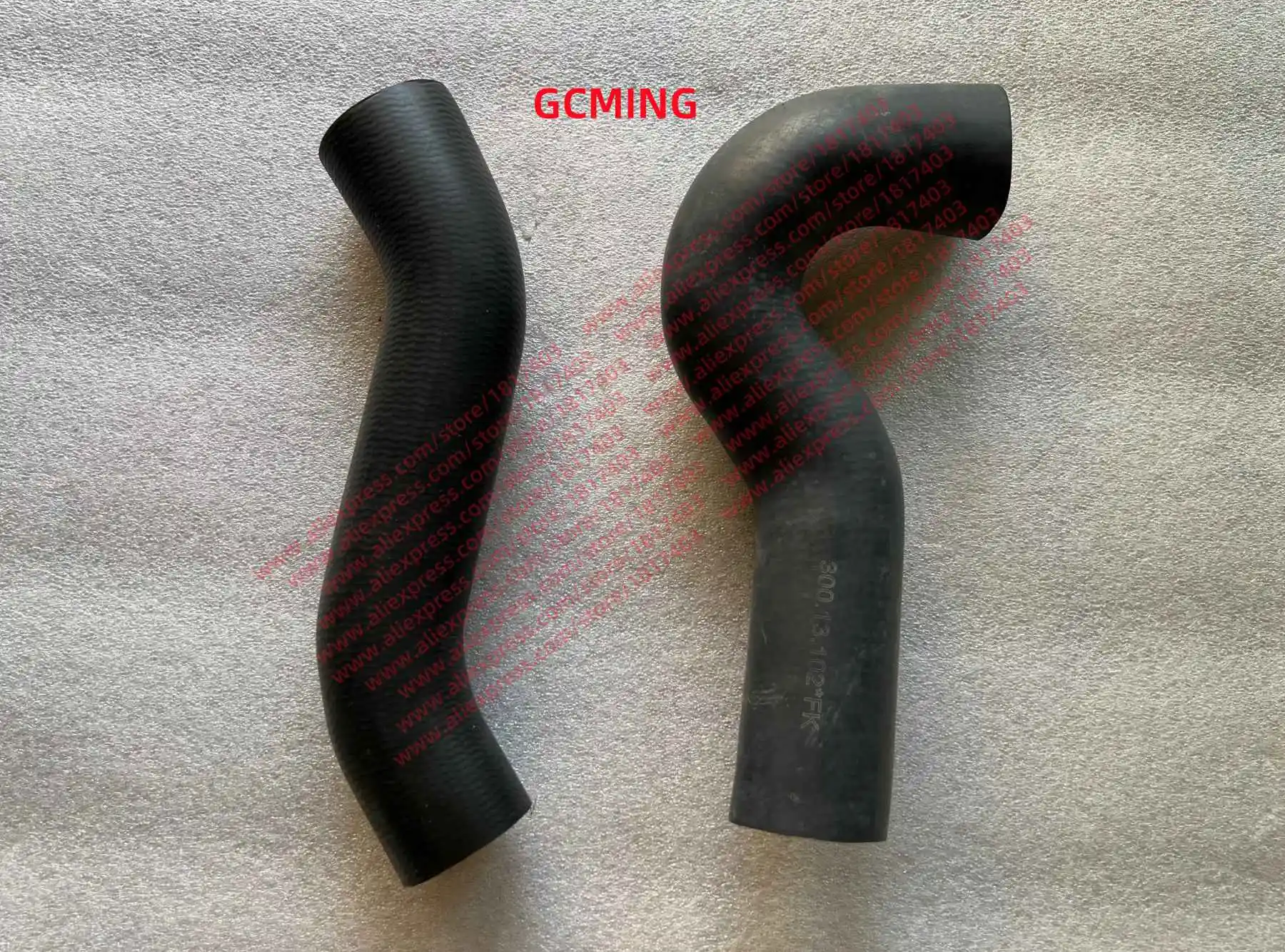 

FOTON FT300.13.101 Upper hose ( FT400.13B.101 ) + FT300.13.102 Lower hose , Foton / FT / Lovol tractor engine parts