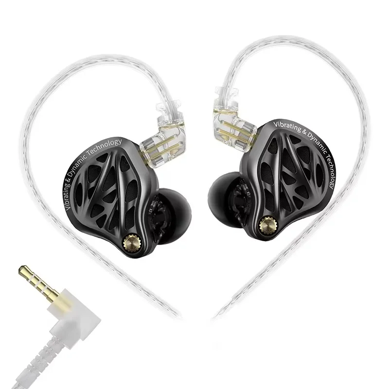 KZ Vibe X Low Frequency Vibration Earbuds HiFi Deep Bass Headset Stereo Sound In-Ear Earphones for Music Gaming Gift