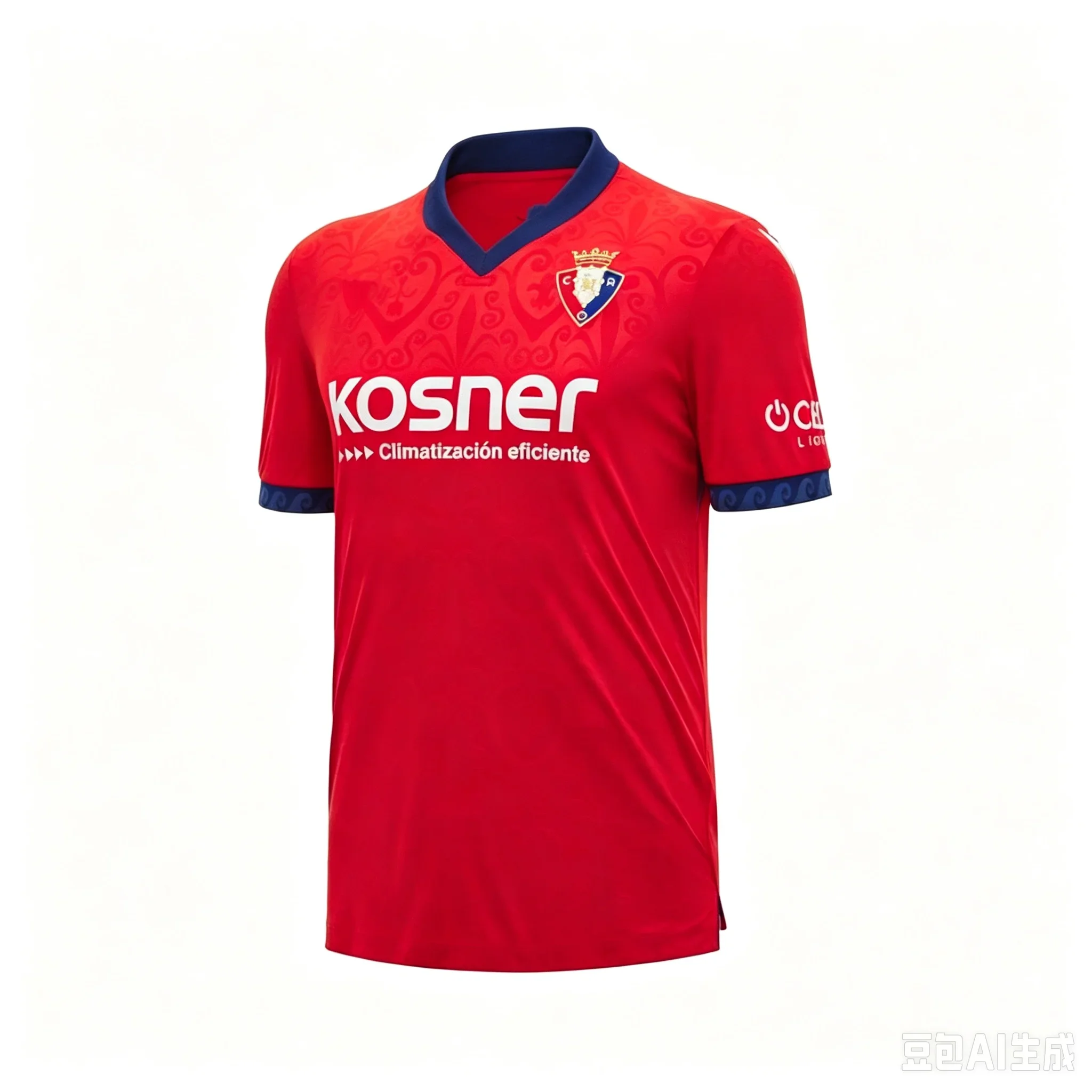 Osasuna 2026-2027 Neue Saison Fußball-Sportbekleidung Sommer Herren Damen Atmungsaktives Schnelltrocknendes Trikot Match-Sportbekleidung – Detail 4