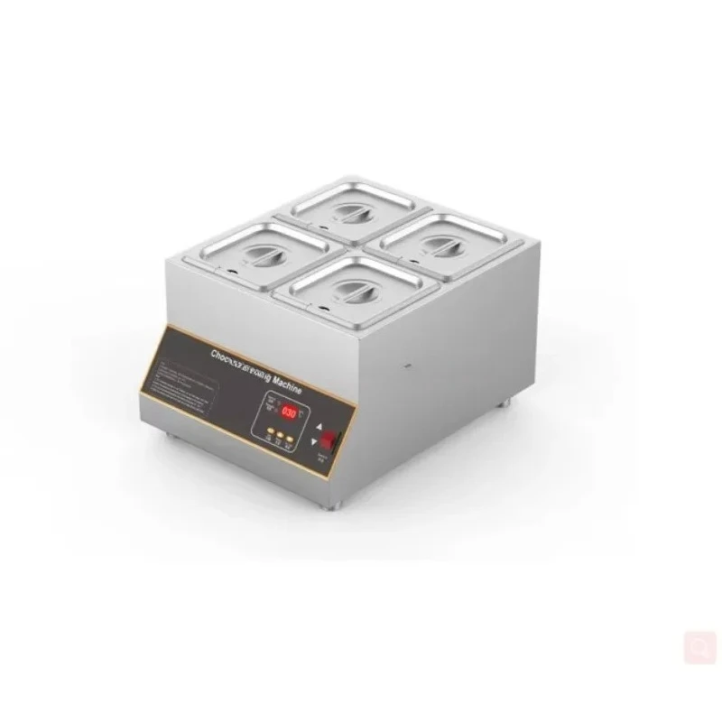 Commercial Four Pot Chocolate Tempering Machine Mini Electric Hot Chocolate Melting Furnace Suppliers