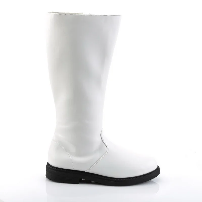 Mittelalterliche Ritter-Renaissance-Stiefel in Mehrfarbig für Männer, Retro PU-Leder Hohe Stiefel, Piraten-Cosplay Halloween-Karneval-Party-Schuhe – Detail 19