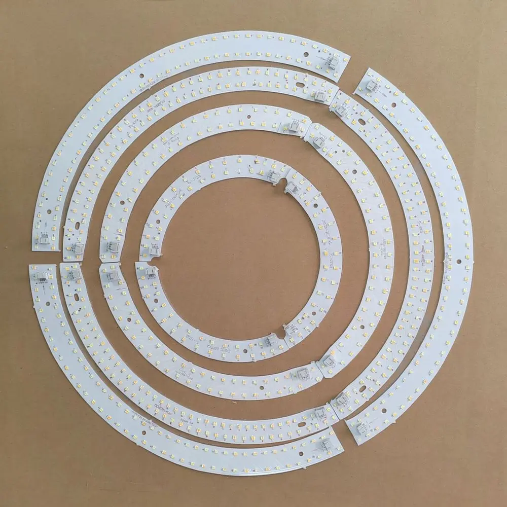 Curved SMD LED Lighting Module For Pumpkin Ceiling Lamps Three Color Strip Board Replacement Parts Fixture Repair Kit