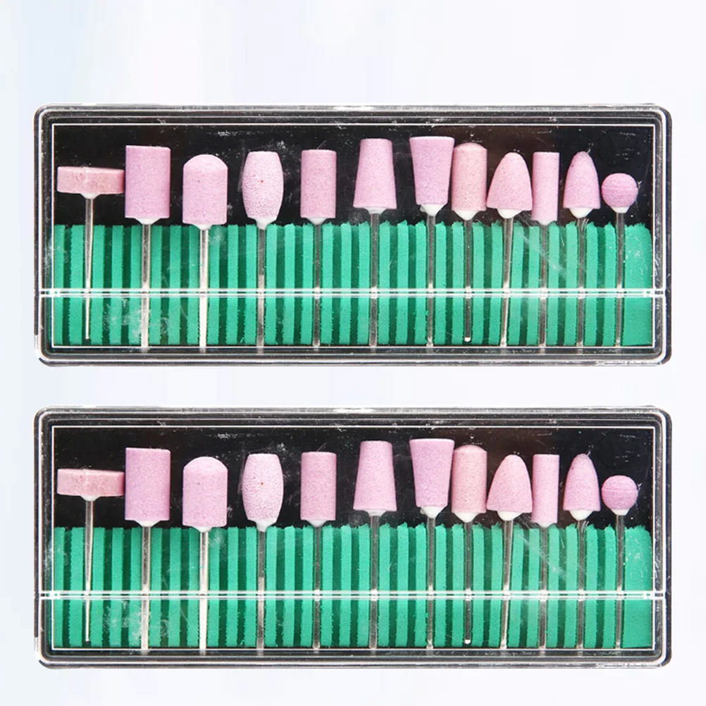 Nail Grinding For Manicure Drill Bits Cuticle Cleaner Tools Compatible With Electric Nail Drill Machine For Salon