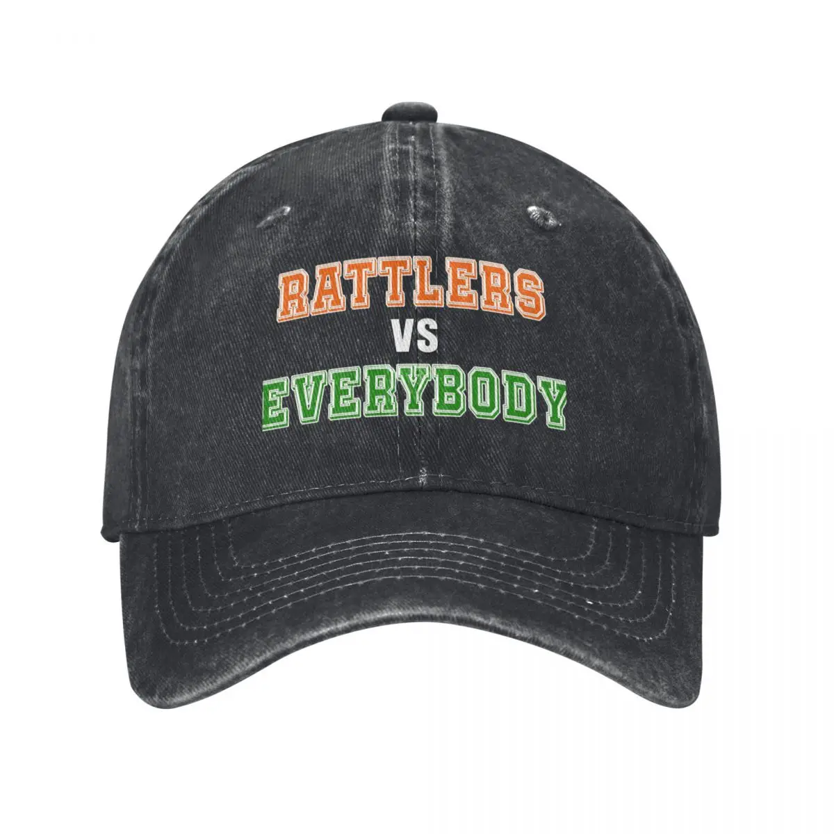 Rattlers vs Everybody Baseball Cap black Sports Cap Luxury Brand Baseball For Men Women's