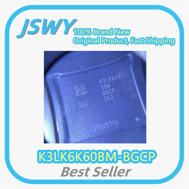 (1/5 piece) K3LK6K60BM-BGCP LPDDR5 packaged FBGA-496 integrated circuit chip, original and genuine.