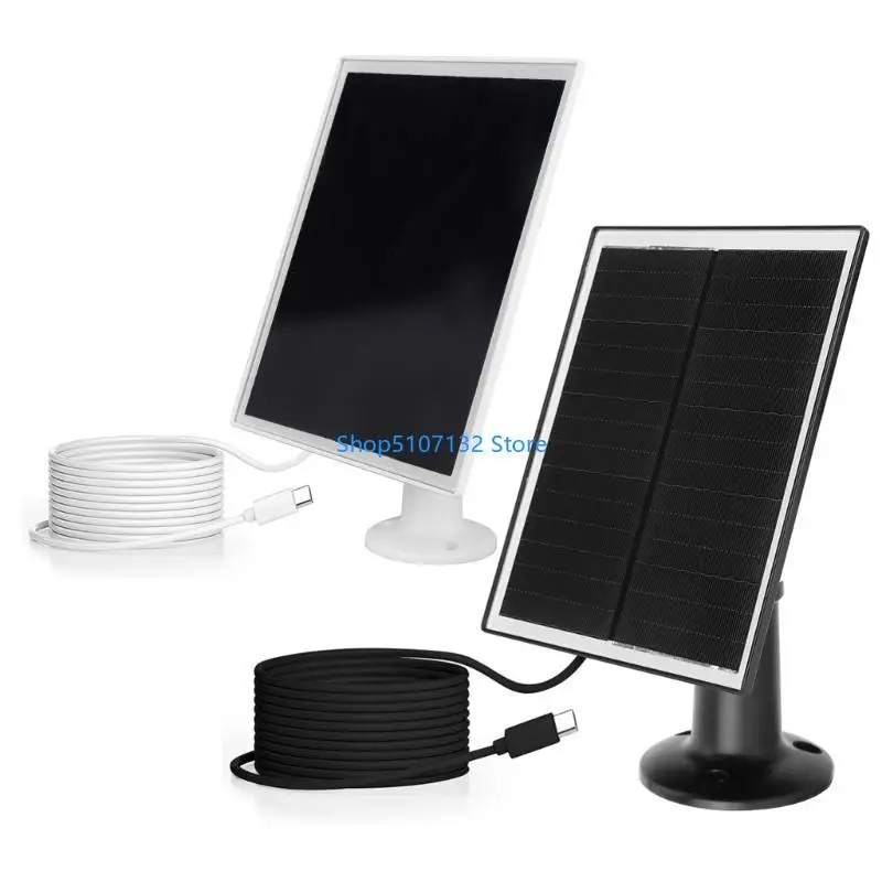 87HD الطاقة المتجددة 6W 5V شاحن شمسي مع النوع C للمساواة في لوحة الطاقة الشمسية المقاومة للماء