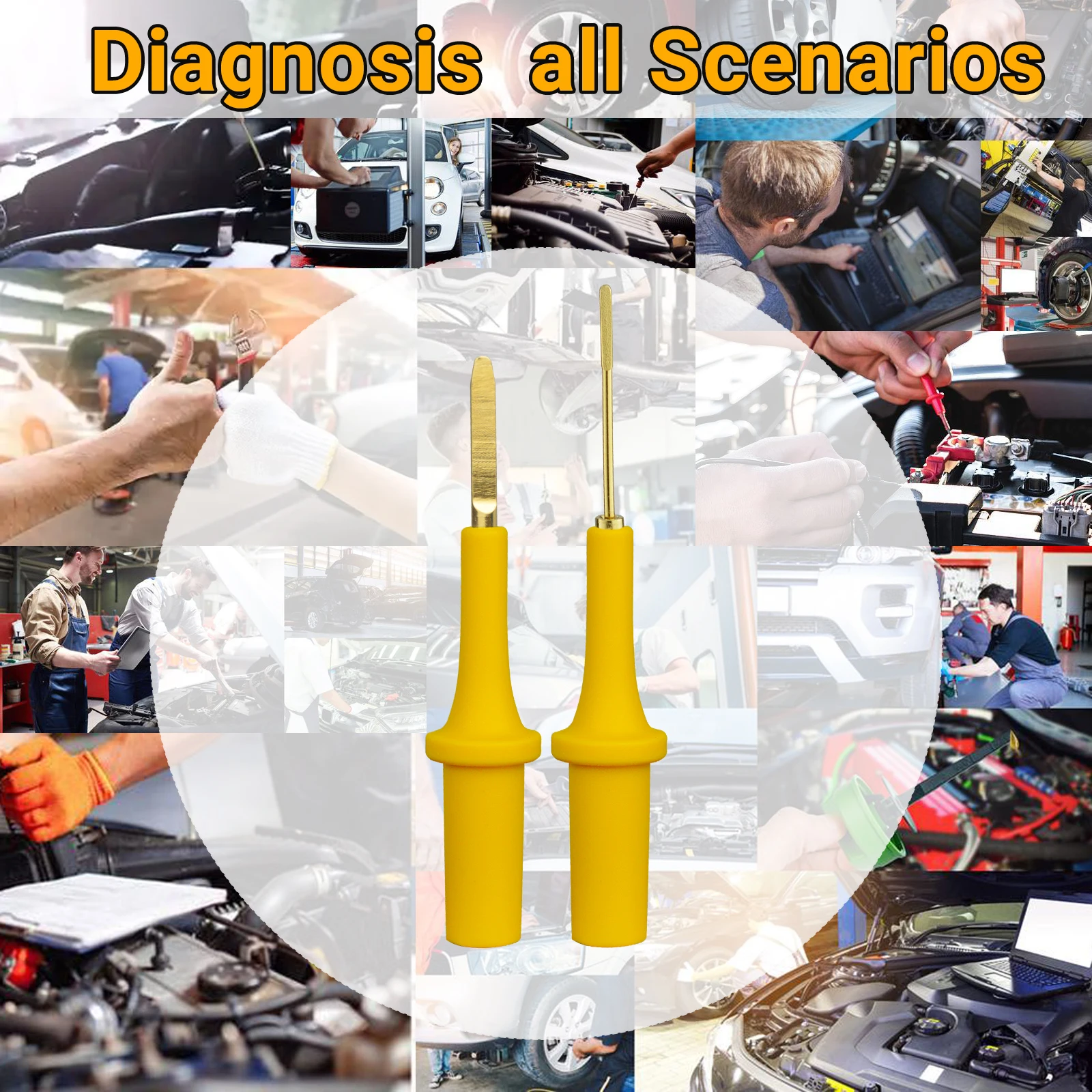 ZIBOO PPTK0005 Prüfspitzen-Adapter-Kit, Kfz-Diagnose-Auto-Testgerät, Adapter für die hintere Sonde und Klingenfühler. – Detail 8