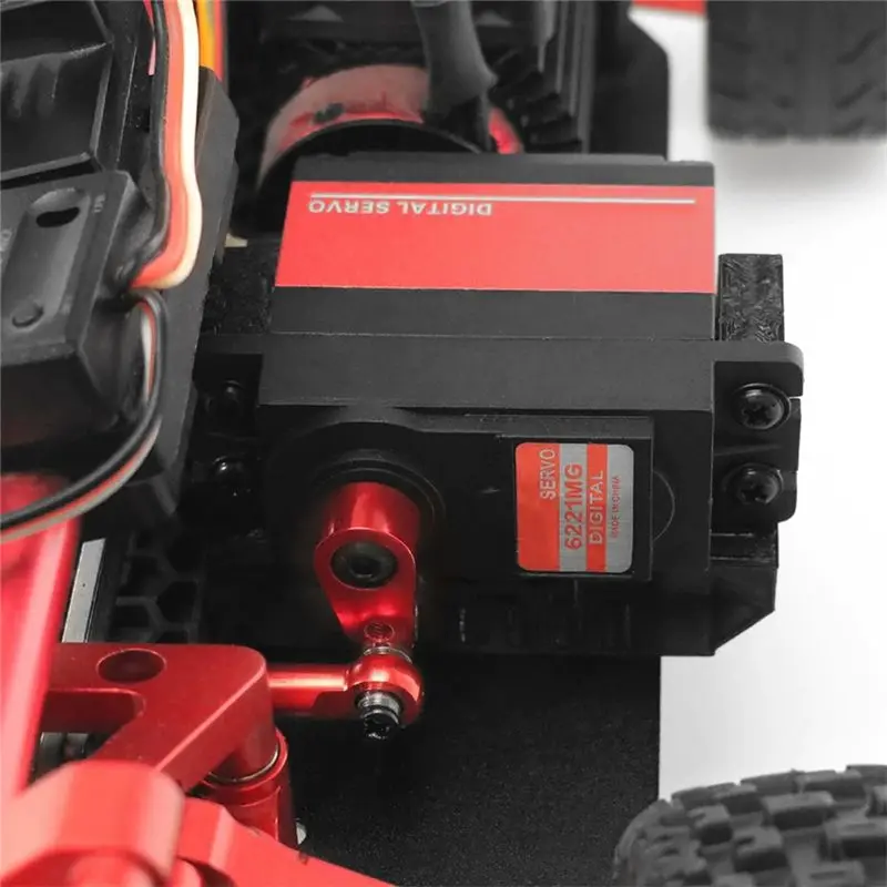 FBIL-Digital Coreless Servo Kit PDI-6221MG Metal Gear 20Kg For Meijiaxin 1/14 14301/14302 RC Models Boats And Industrial Use