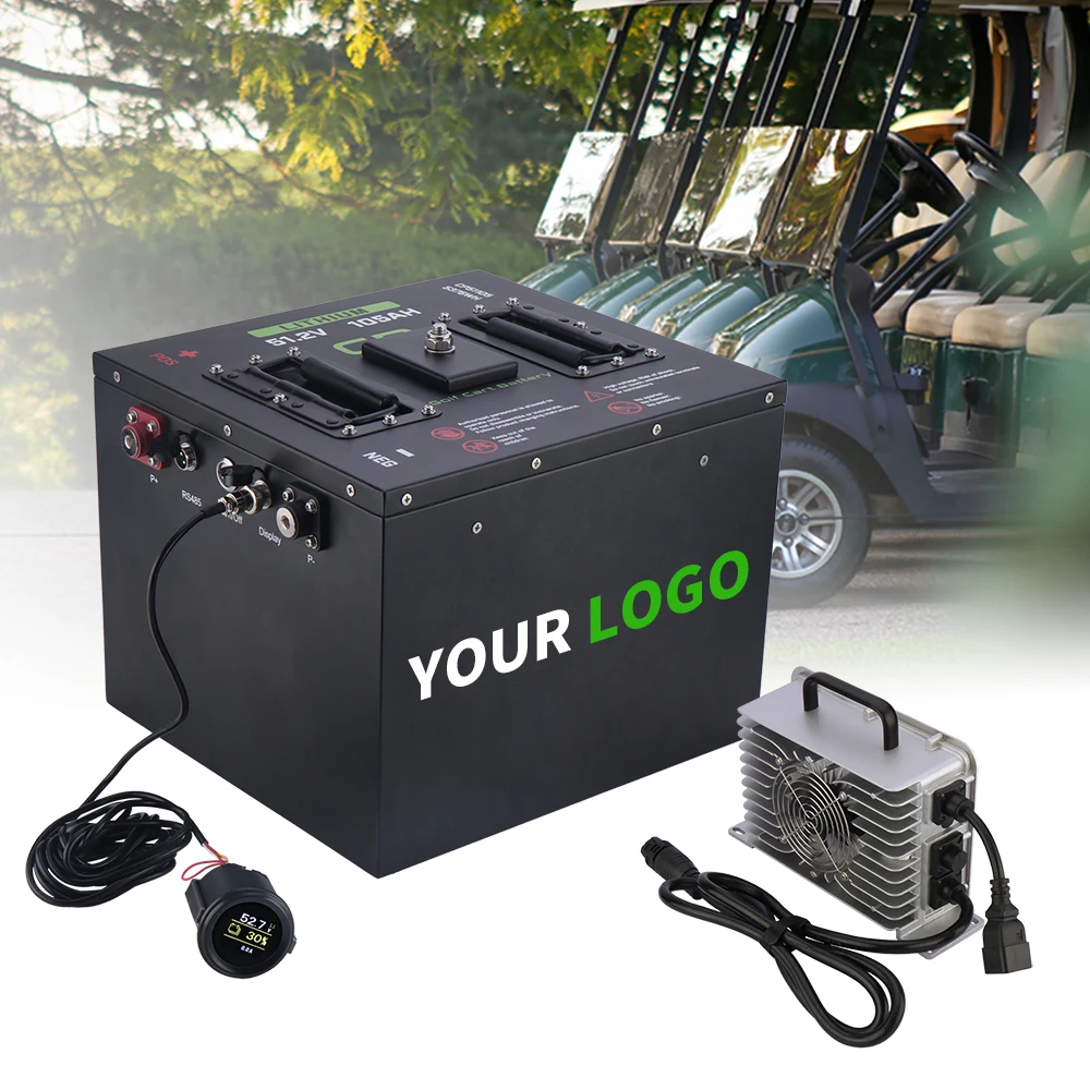 

Lithium Golf Cart Battery 72v 48v 36v 105ah 200ah With Touch Monitor & Mobile APP 48v Golf Cart Battery Built-in Smart 300A BMS