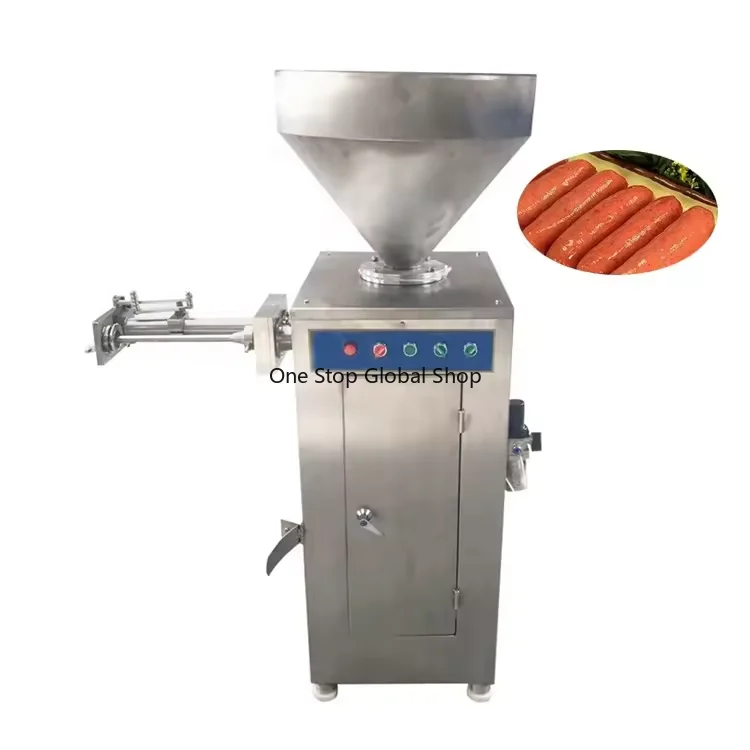 Commercial Automatic Food Fish Pork Chicken Beff Sausage Filling and Making Machine Sausage Stuffer Machine
