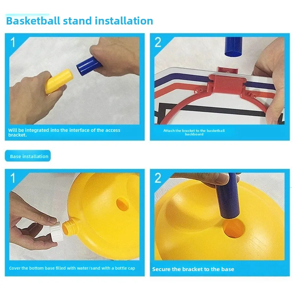 

Портативные футбольные ворота 2-в-1 из АБС-пластика, съемная баскетбольная стойка, детский размер, большой размер, вертикальные спортивные ворота для использования в помещении и на улице