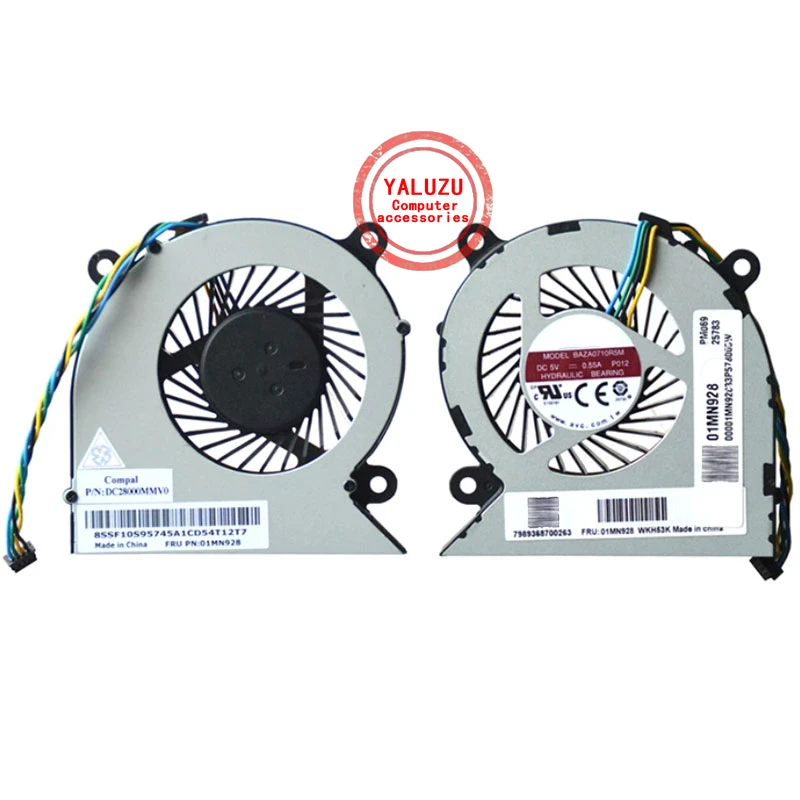 New Laptop CPU Cooling Fan For Lenovo AIO 520C-24IGM 520C-24IWL 520C-24IIL 520C-24 All-in-One 01MN928 BAZA0710R5M