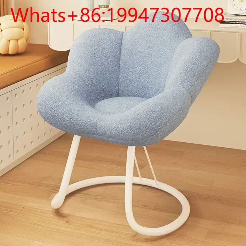 makeup chair, girls' bedroom dressing stool, cream wind back chair, sunflower chair, a variety of colors are available