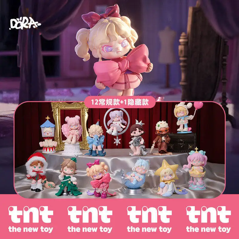 

TNT Authentic Dora Blind Box Wonderful Night Series Trendy Play Figure Desktop Decoration Cute Collectible Doll Gift For Girls