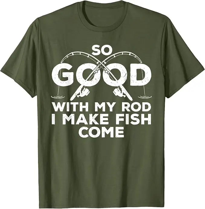 Lustiges Angler-Design für Männer und Frauen, Angler-Fisch-Angel-T-Shirt, Humorvolles, einzigartiges Angler-Geschenk, T-Shirt mit Angler-Sprüchen, Outdoor-Kleidung – Detail 18