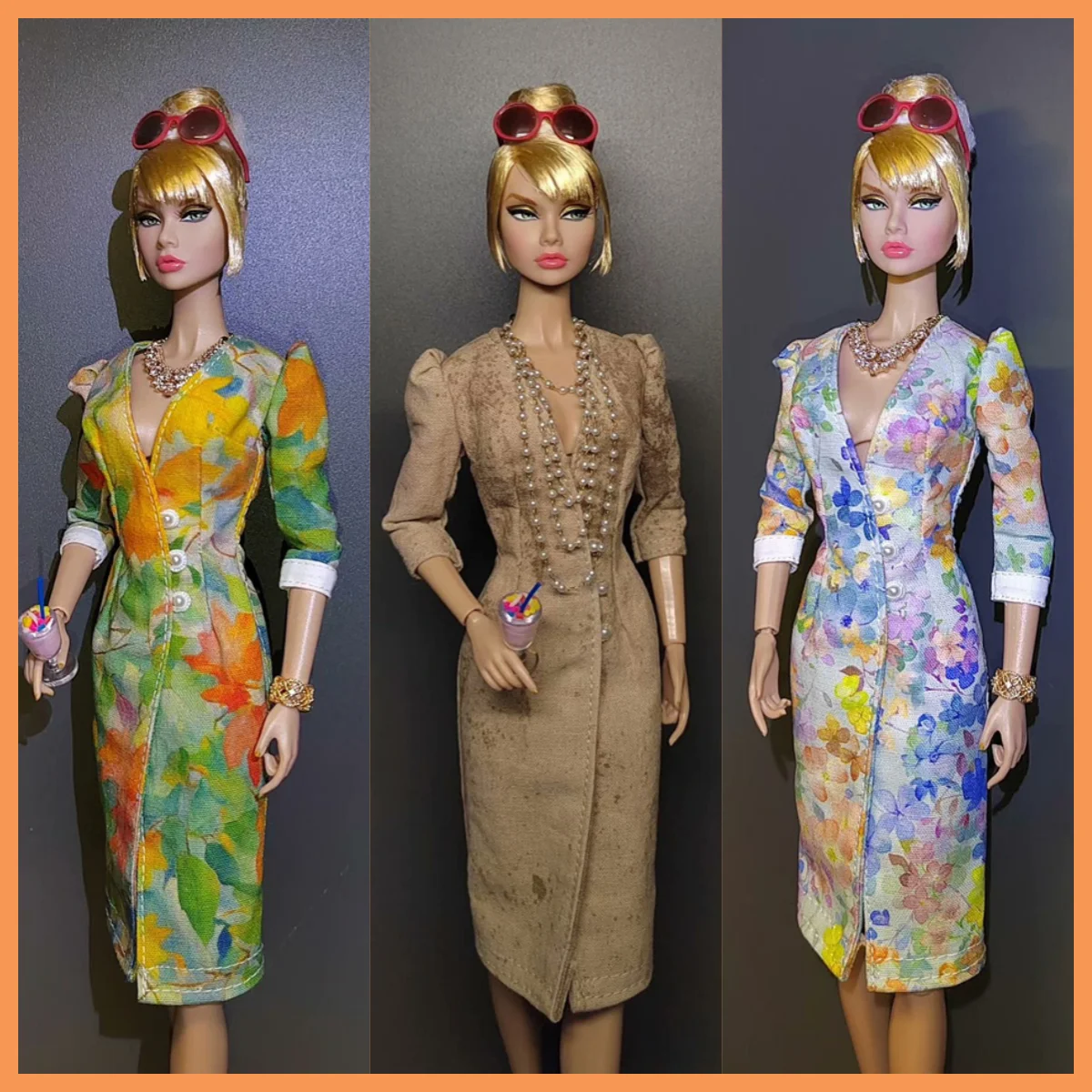 

【Под настройки на один месяц】 Модное элегантное тонкое платье в масштабе 1/6 подходит для тела для йоги из полипропилена FR6 nf3 с перевернутым треугольником 30 см