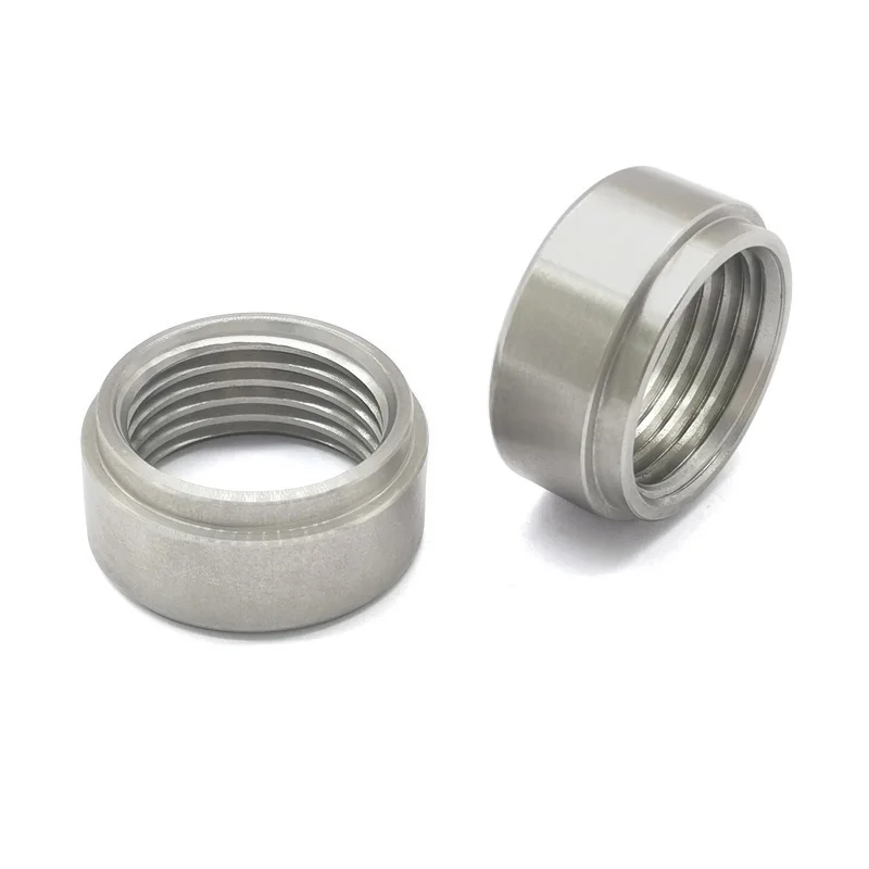 

1-2NPTFemale Threaded Stainless Steel Stepped Weld Bung Metric Mounting Boss Fitting