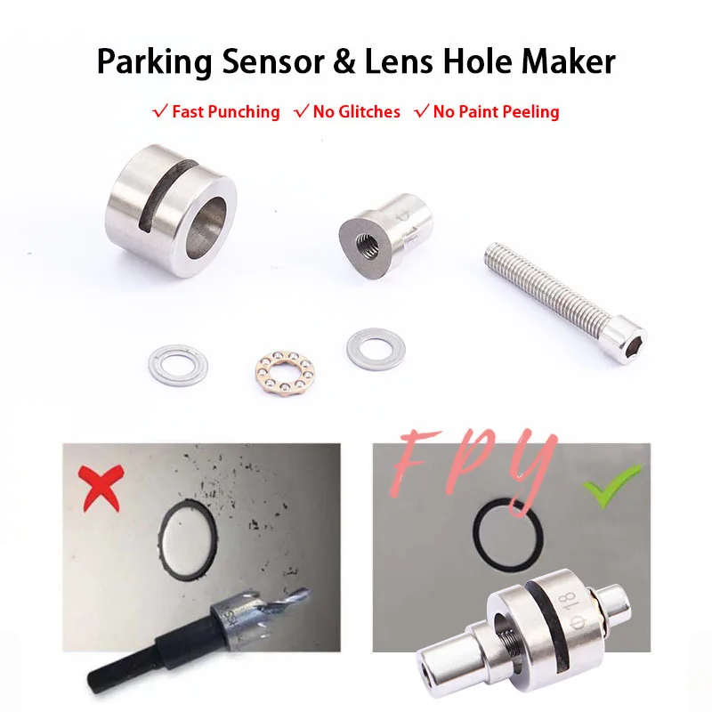 Parking Sensor & Lens Hole Maker For All Cars
