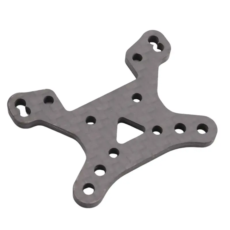 ABUM-Carbon Fiber Chassis Shock Tower Arm Code For Wltoys 144001 144002 144010 LC Racing EMB-T 1/14 RC Car Replacement
