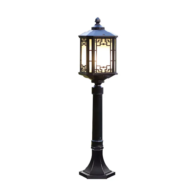 Led Outdoor Waterproof Simple Modern Courtyard Decoration Community Park Outdoor Road Aluminum Lawn Lamp ≈80CM