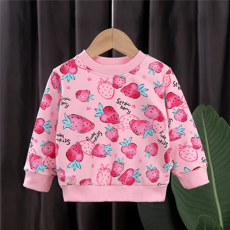 2 to 9 Years Children Sweatshirt Baby Clothing Boys Girls Long Sleeve Pullover Tops Toddler Sweater Spring Autumn Kids Hoodie