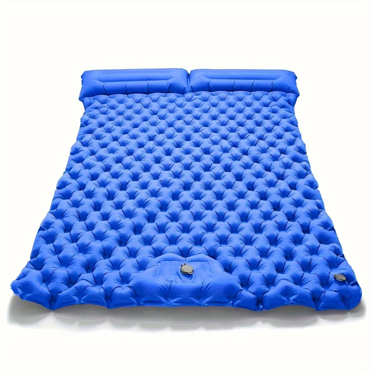 Double Inflatable Mattress with Built-in Pillow Pump Outdoor Sleeping Pad Camping Air Mat for Travel Backpacking Hiking