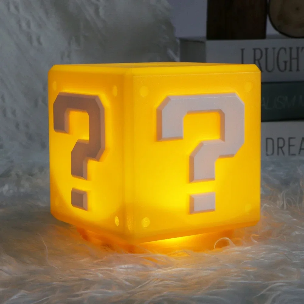 LED Question Mark Night Light With Music Anime Peripheral Children's Bedroom Bedside Lamp USB Rechargeable Gift - view 5
