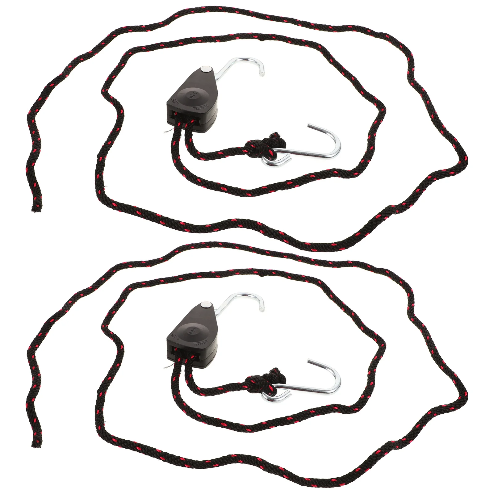 2 قطعة شماعة ضوء النبات مع خطاف حبل قابل للتعديل مشبك تعليق عالي التحمل لأضواء نمو الخيمة إعداد الحديقة الداخلية #3