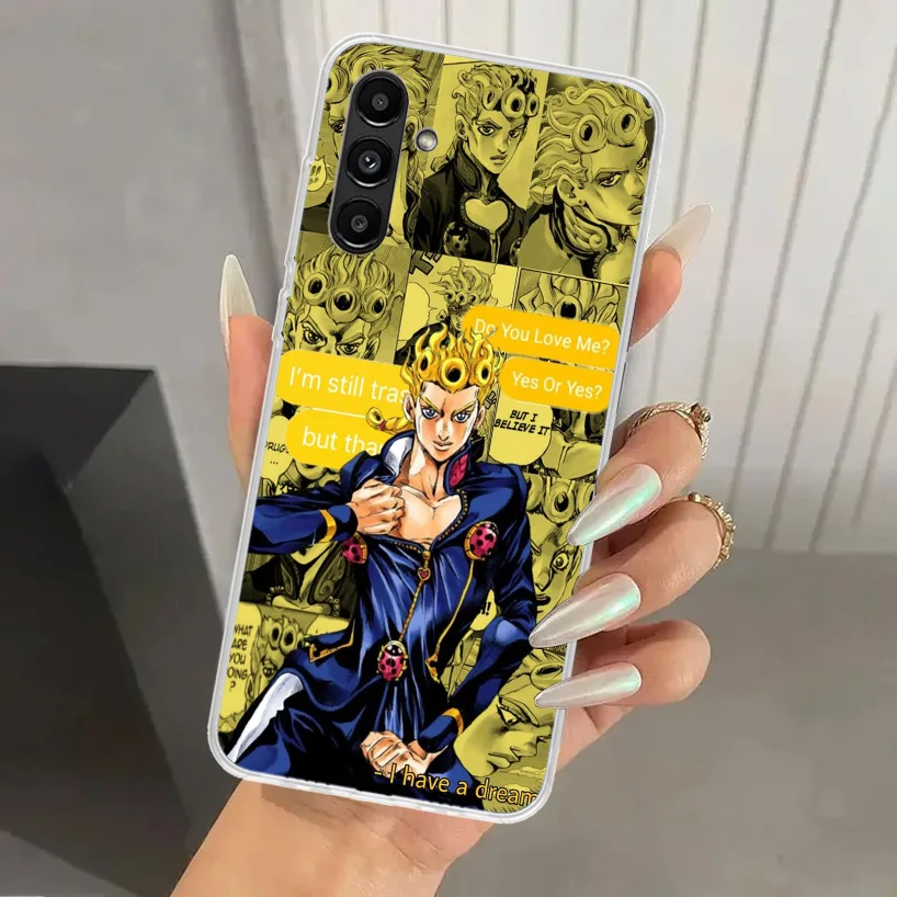 JoJo Bizarre Adventur Anime Phone Case for Samsung Galaxy A16 A26 A36 A56 A15 A25 A35 A55 A14 A24 A34 A54 A13 A23 A33 A53 A05S A