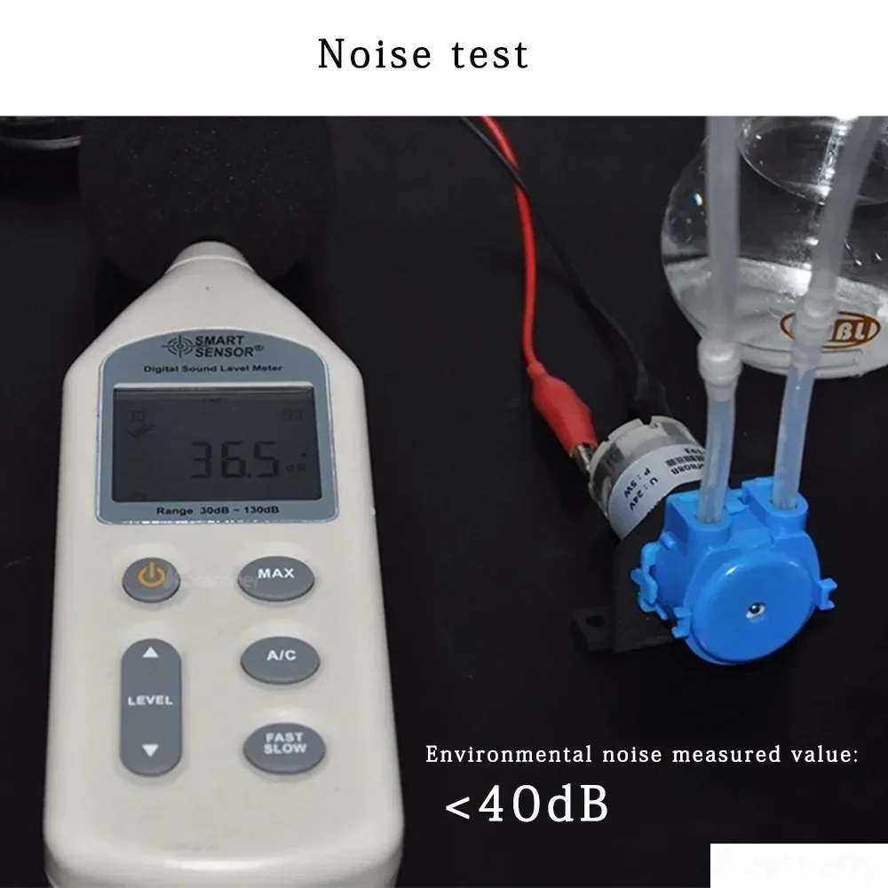 Bomba dosadora peristáltica dc 12v 24v, cabeça de dosagem com conector arduino aquário laboratório analítico diy ferramenta de motor de líquidos