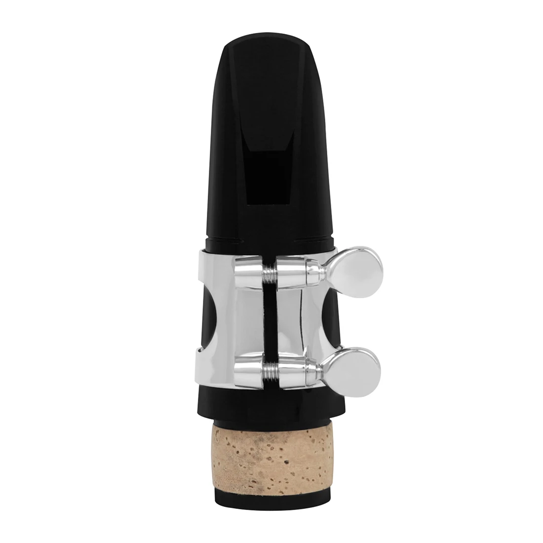 Clarinet Mouthpiece Set with Ligature ABS Cap Adjustable Metal Snap Clip Rubberwood Clarinet Mouthpiece Accessories