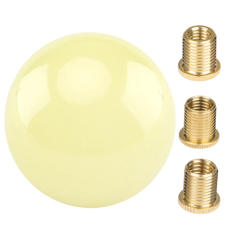 

Luminous Gear Head Knob Car Accessories Acrylic Smooth Compact Design Multiple Colors Rubber Ring Interface