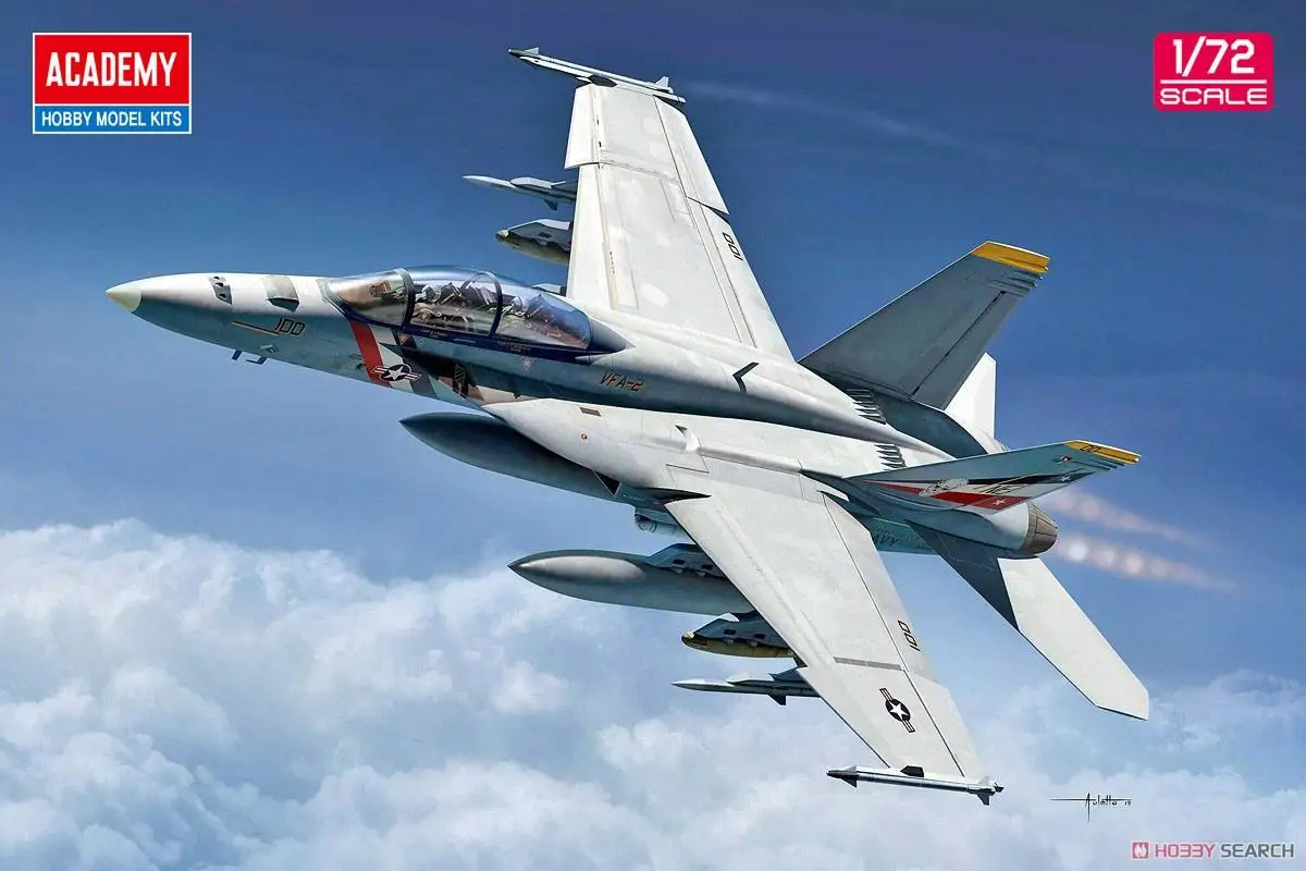 僕のアカデミア12567 1/72 f/A-18F 'vfa-2 bountyハンター '(プラスチックモデル)