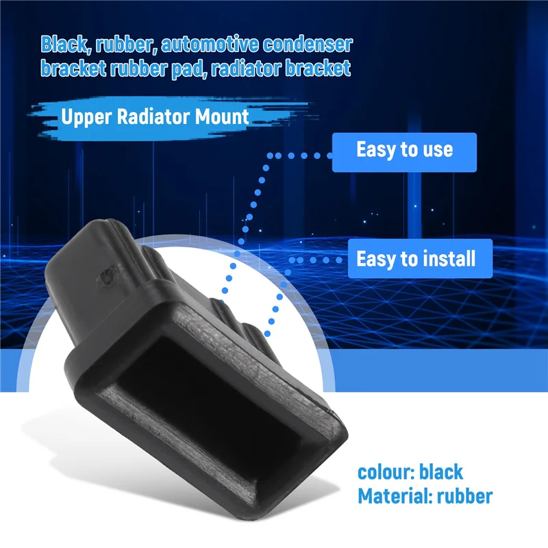 

L39A-17111712911 резиновые верхние крепления радиатора двигателя для BMW E32 E38 E34 E39 735I 1988-1992 740I 1993-1994 750IL 1988-1994