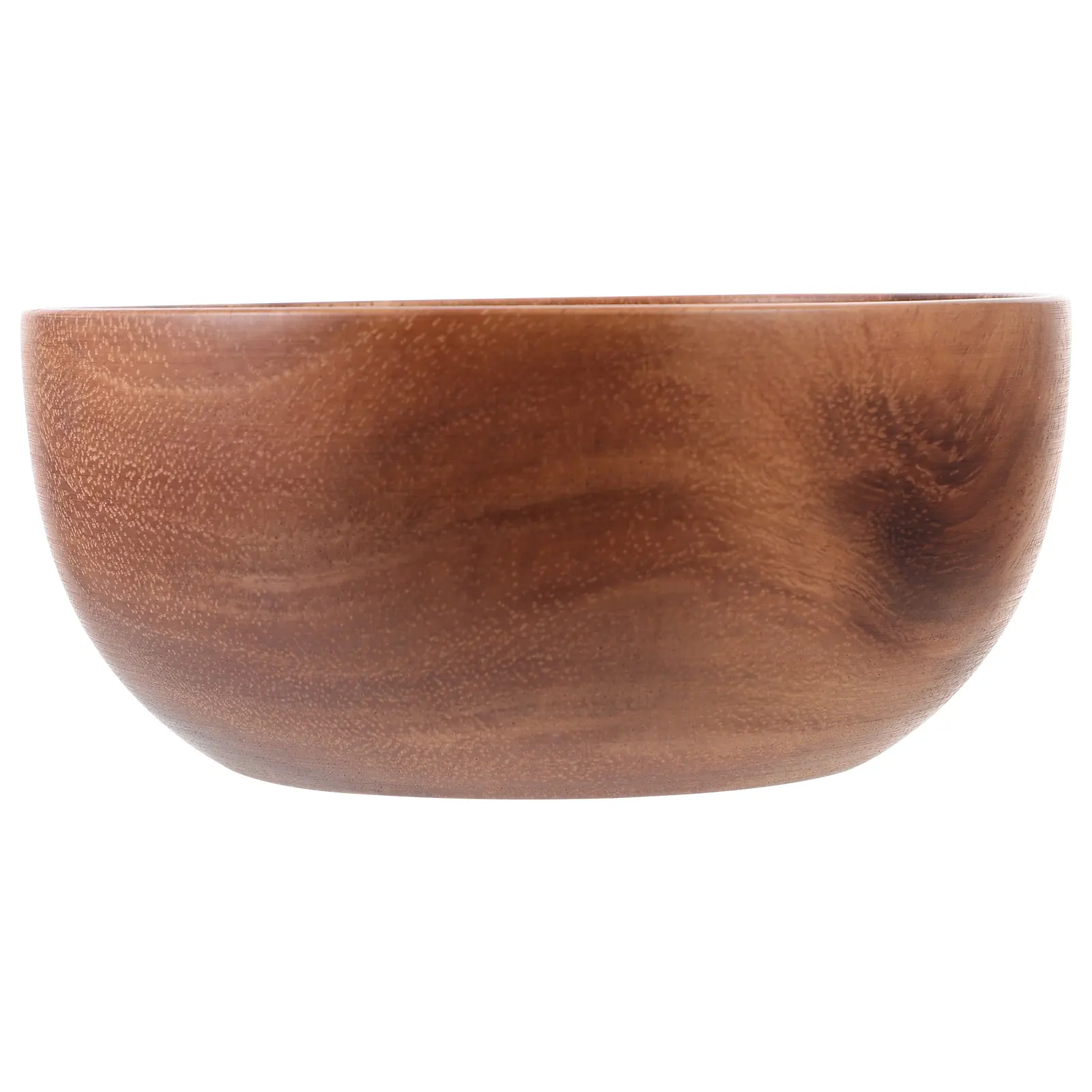 

Natural Wood Salad Bowl Lightweight Anti-Scald Design Serving Bowl for Rice Soup Salad Kitchen Use Wooden Fruit Bowls