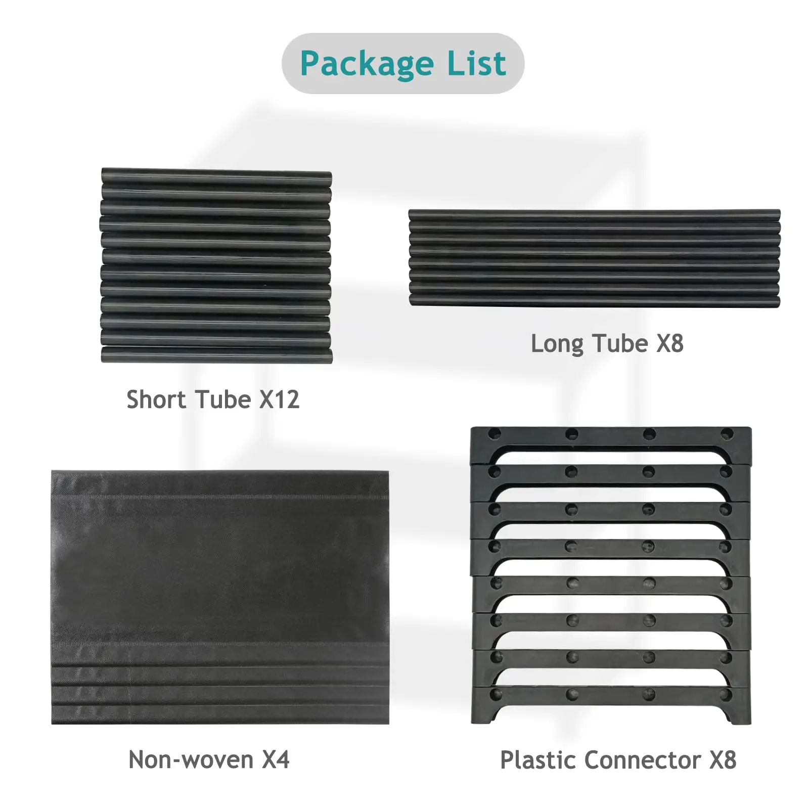 Shoe Rack 4 Tier 10 Pairs Non-woven Fabric Shoe Tower Organizer Cabinet Sturdy Shoe Shelf Black