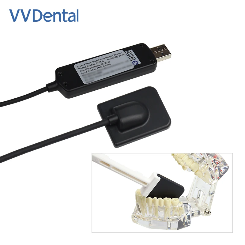 VV الأسنان 3 حجم كاشف الأشعة السينية الرقمية HD جهاز التصوير اتصال USB مريحة لعرض الصور مستشعر الأشعة السينية