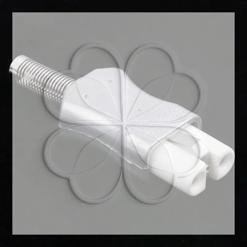 35A 6mm IEC C8 Ceramic Socket Plug High Temp Male Female Connector For Electric Oven Industrial Power Outlet