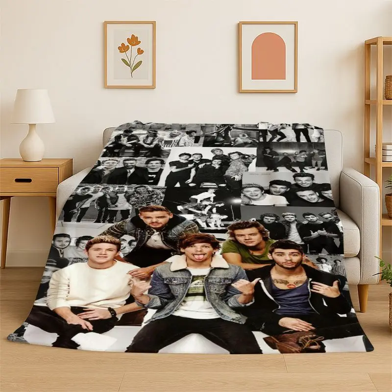 Popular One D-Direction Singer 1D Soft Flannel Throw Blanket,Warm Cozy Blanket for Bed,Couch,Sofa,Bedroom,Living Room,Travel
