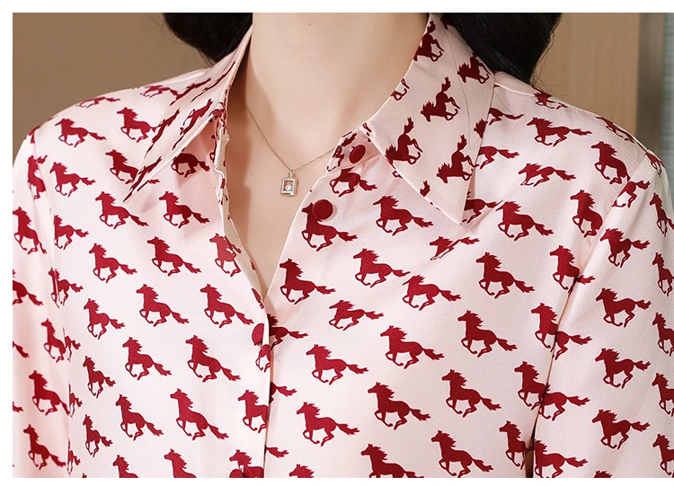 ZAROY Luxury Women's Shirt Casual Long Sleeve Turn-down Collar Office Lady Business Shirt Designer Brand Shirt قمصان نسا