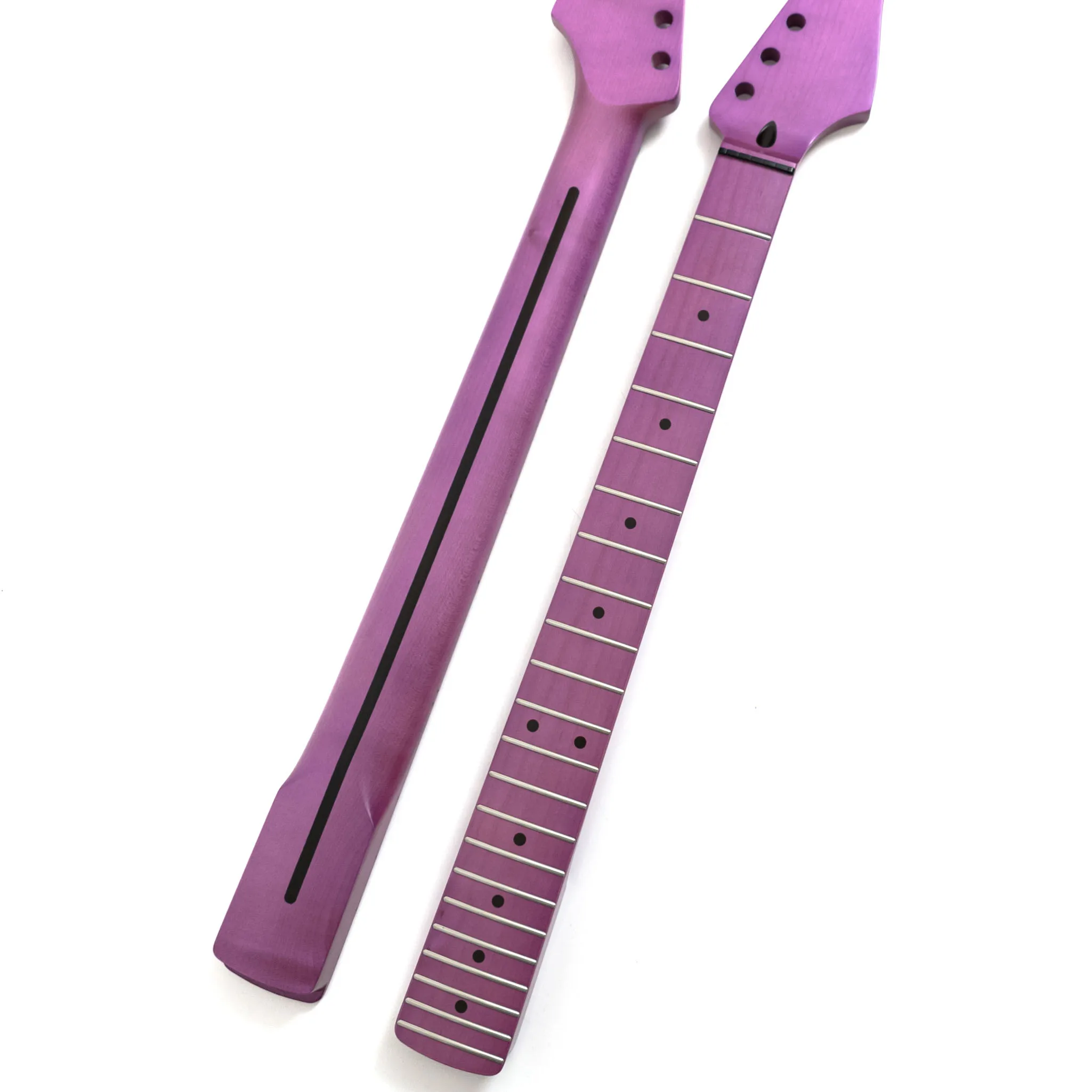 Purple Matte Maple Guitar Neck 25.5
