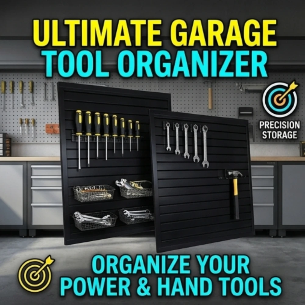 

Панели для гаражной стены (2 шт., 4x8 футов), система хранения из ПВХ, сверхпрочные панели для организации инструментов, лестниц, велосипедных стойок