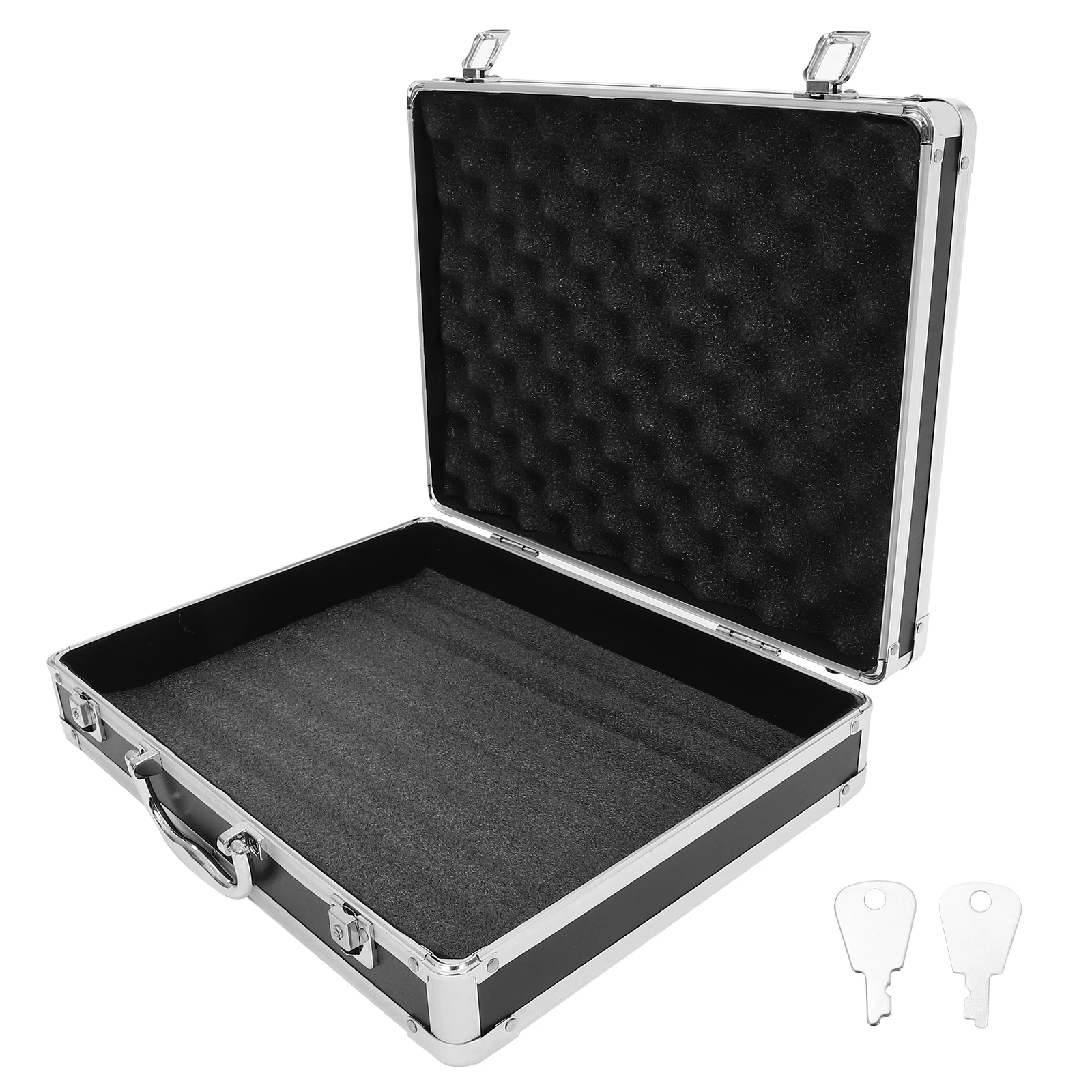 

Large Capacity Aluminum Alloy Toolbox Storage Case Portable Medical Kit Box Multi-Purpose Durable Reinforced for Home