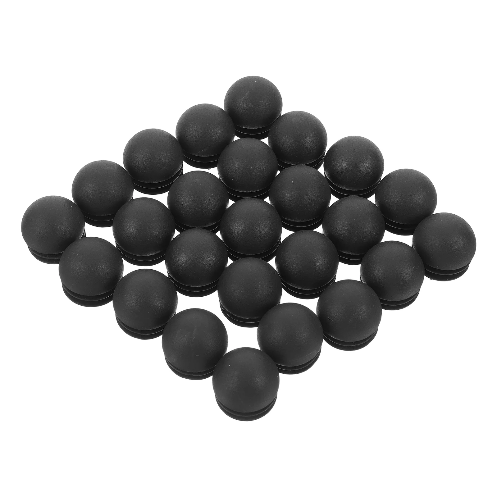 

25Pcs Round Plastic Plug Ball Shape for 22mm Pipe Seal End Caps Pipe Accessories Industrial Home Construction Round End Cap