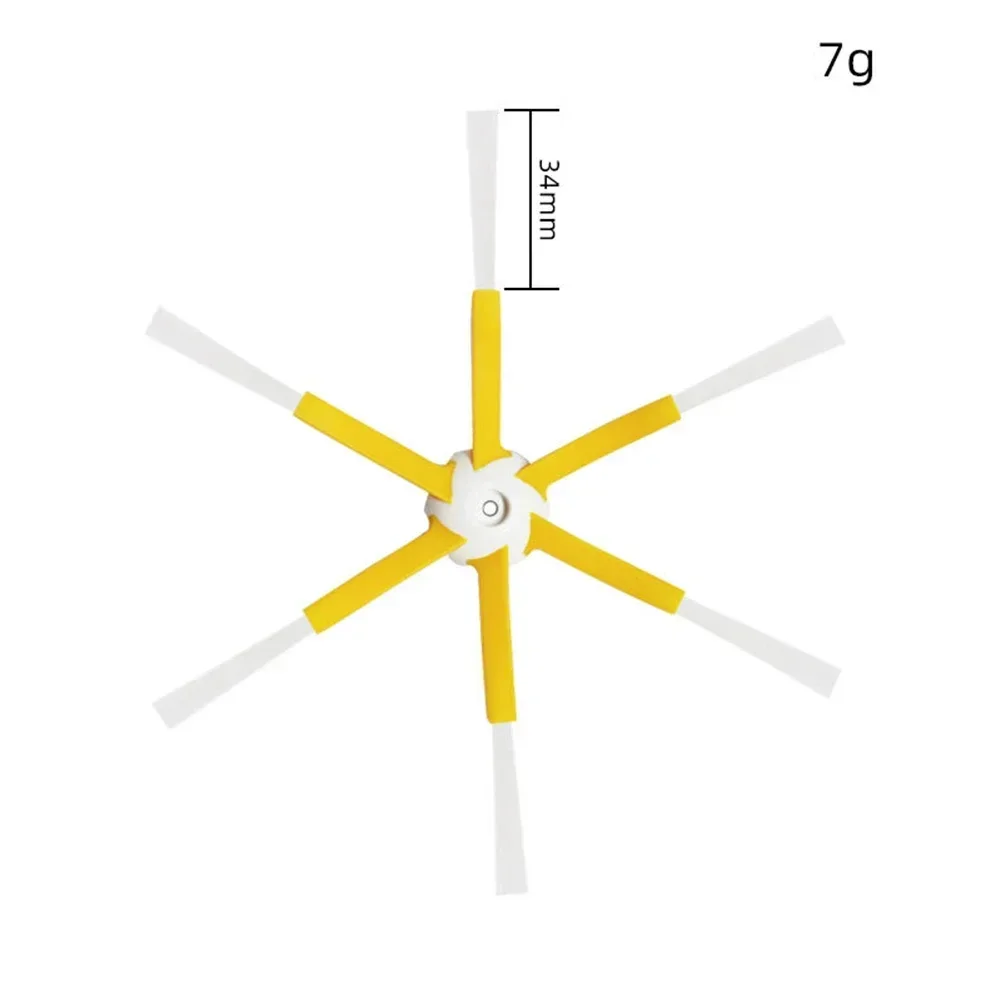 6-braço escova lateral para irobot roomba 500 600 700 série aspiradores de pó peças acessórios de limpeza do agregado familiar durável