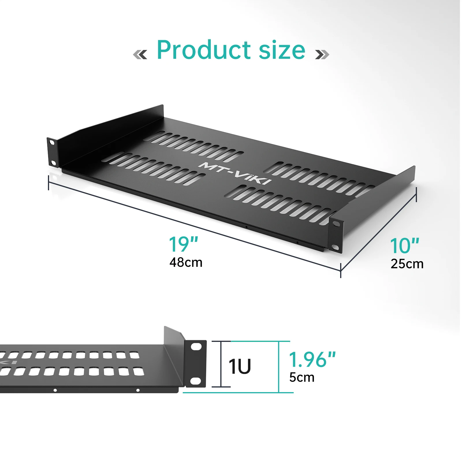 MT-VIKI 1U Server Rack Shelf 10\