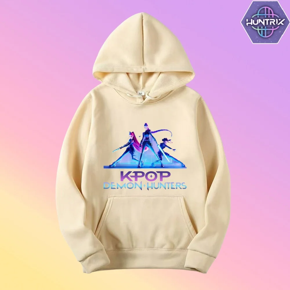 ديربي هوديي ديربي النمر زوي البلوز KPop هوديي شيطان الصيادين المحملة DKPDH النمر البلوز المرأة طويلة الأكمام هوديس