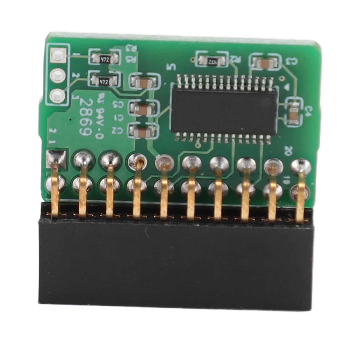 20-Pin TPM 2.0 Module, Vertical Trusted Platform For AOM TPM 9665V TCG